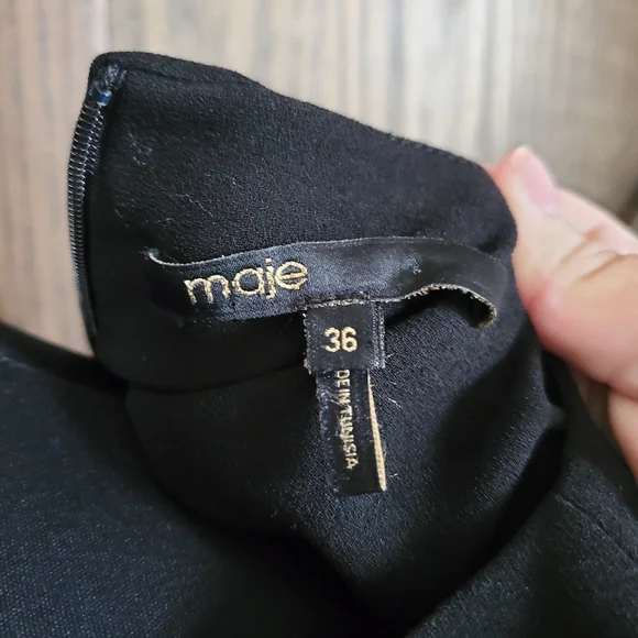 Maje Black Sheath Dress - Picture 6 of 6